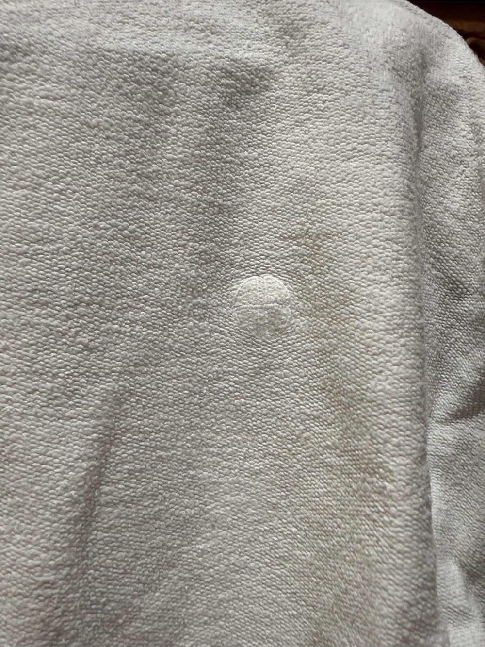 Anine Bing Soft off white  Terry Cloth Top
